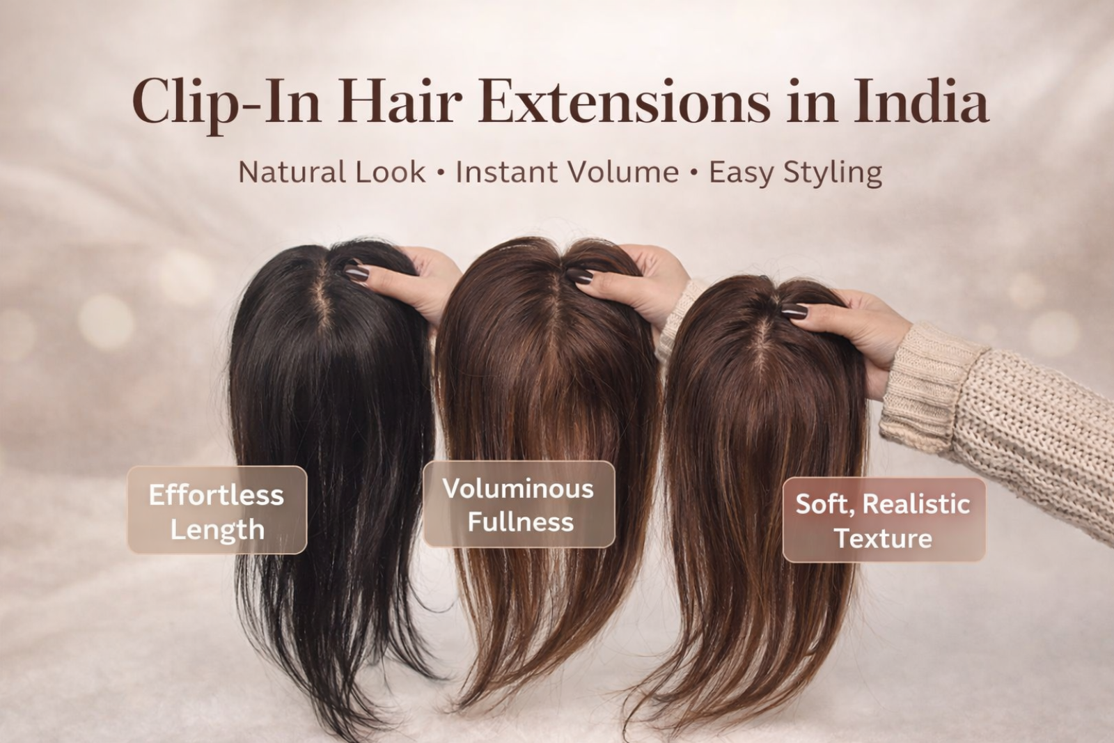 Clip-In Hair Extensions | Natural Volume & Instant Length 