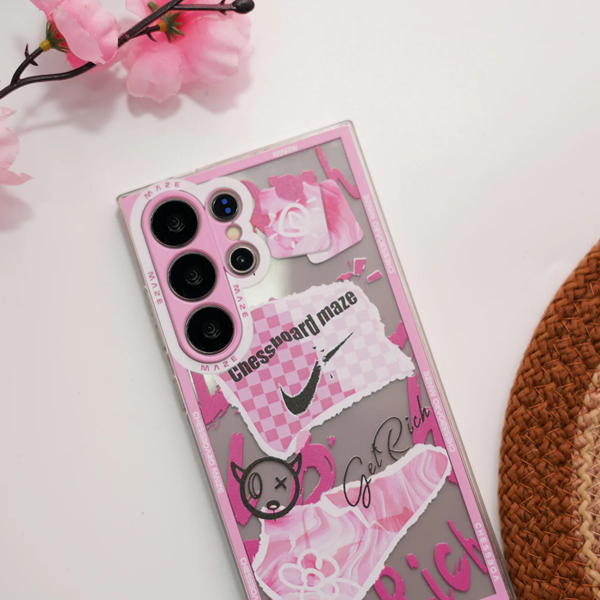 Pink Maze Street Art Case