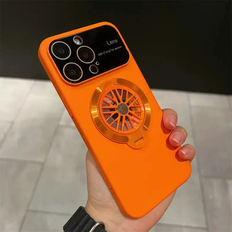 Spinning Wheel Hidden Holder Case - iPhone