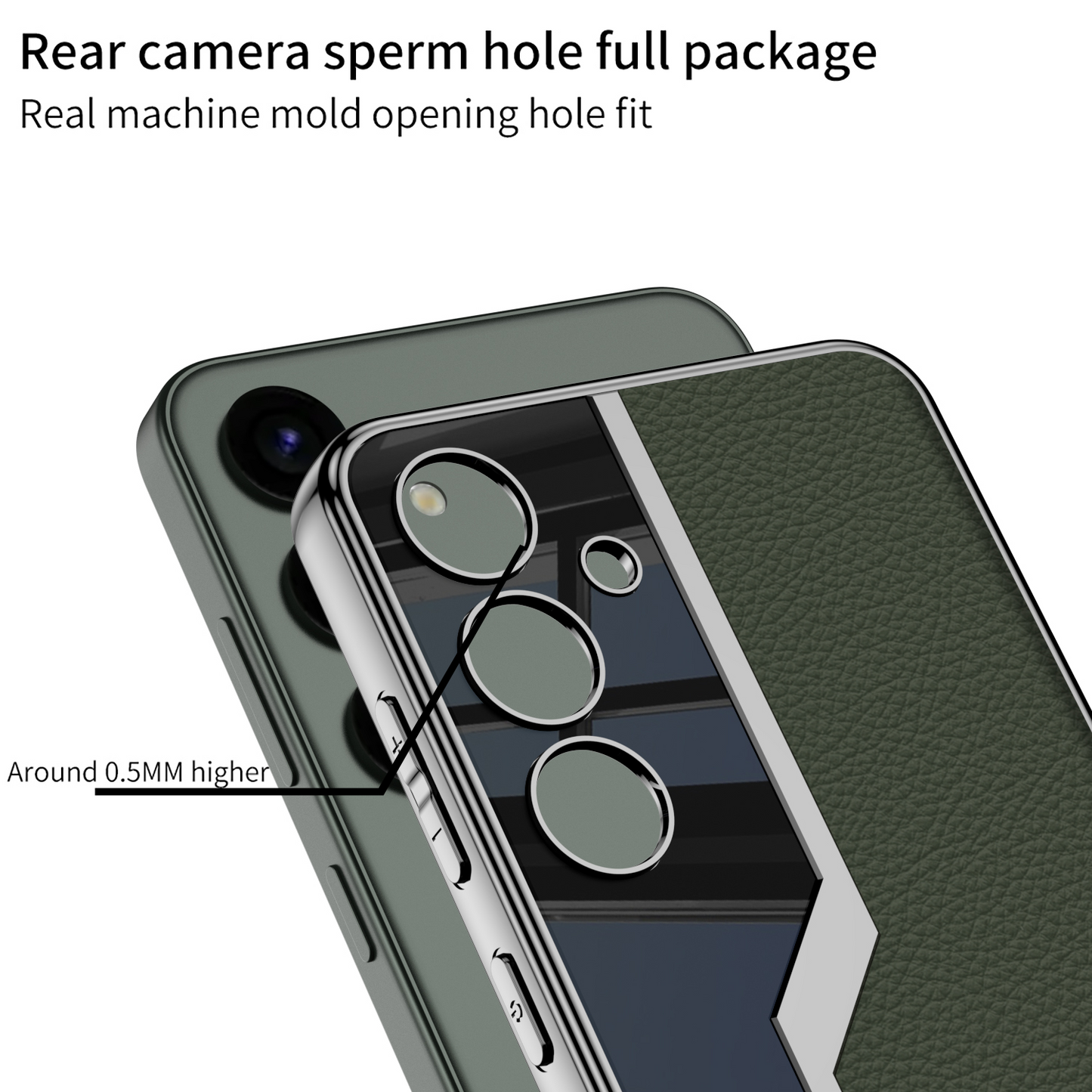 Soft Plating Leather Case