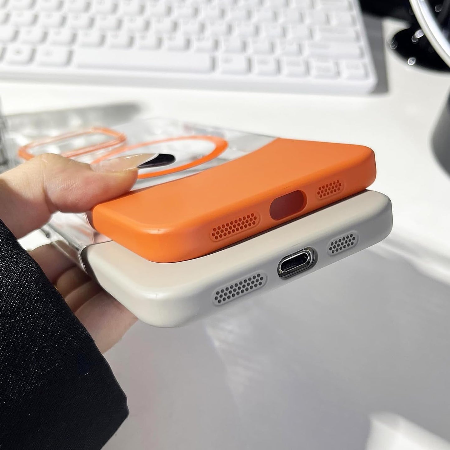 Transparent MagSafe Shell Case