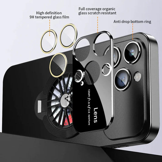 Spinning Wheel Hidden Holder Case - iPhone