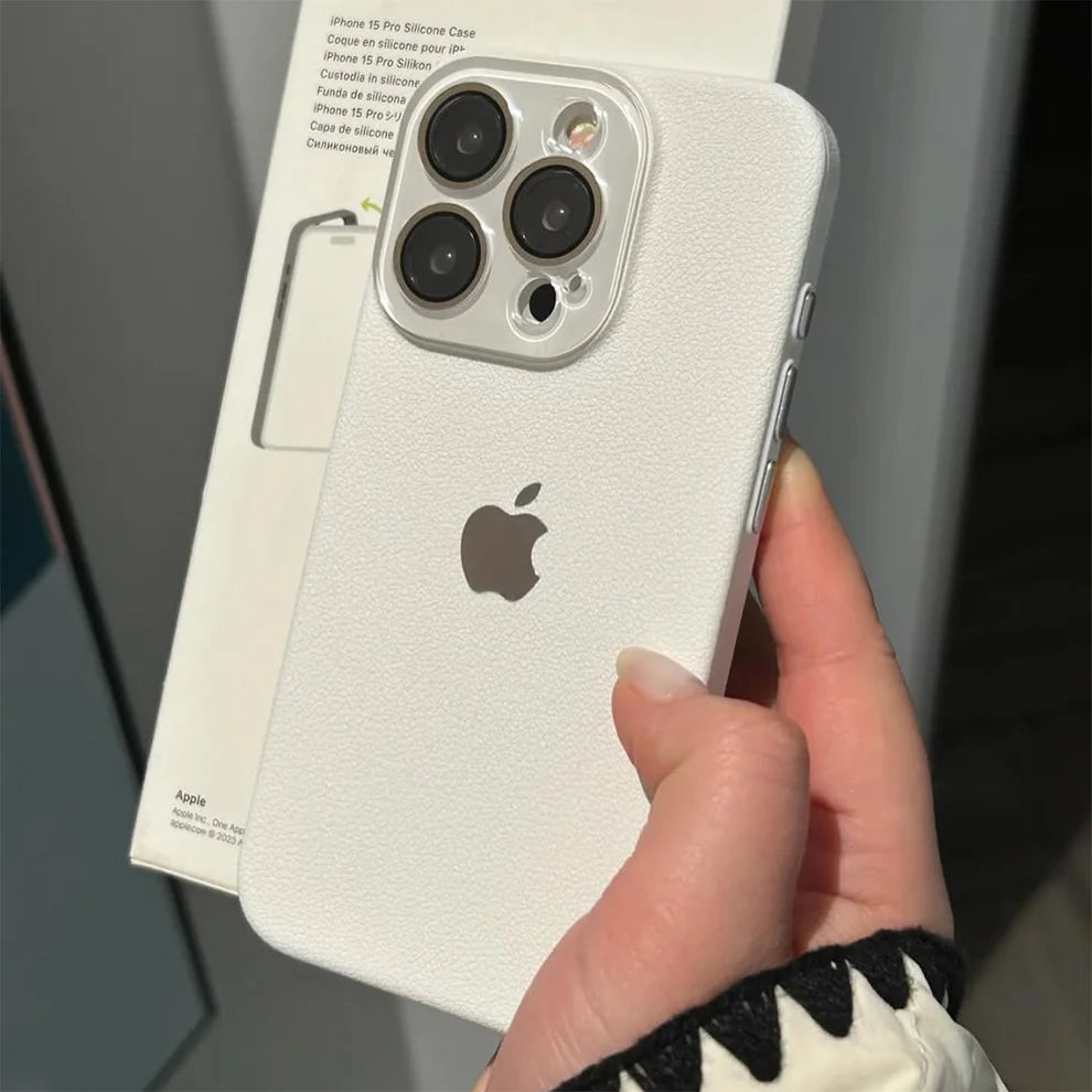 Clear Guard Lychee Logo Case