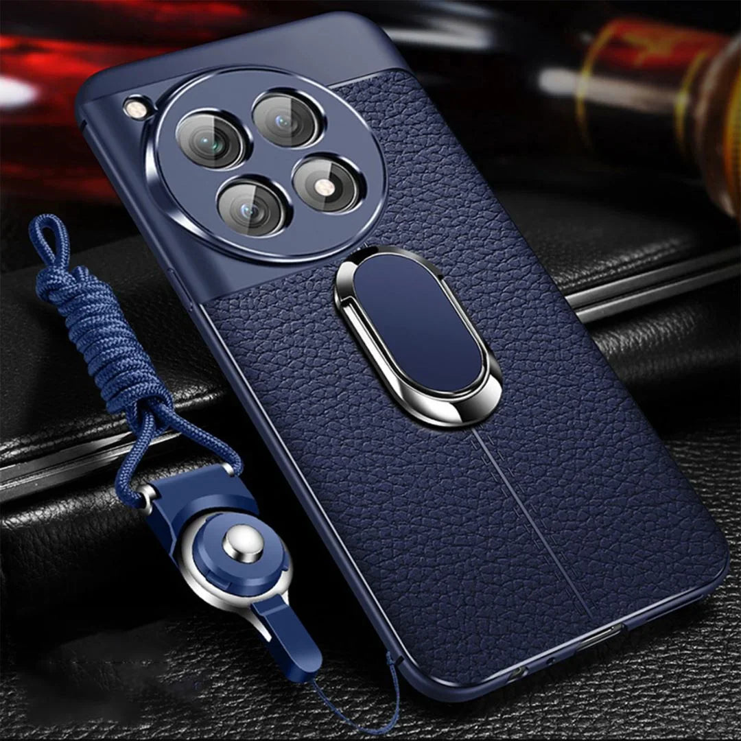 OnePlus - Elegance Leather Ring Stand Case