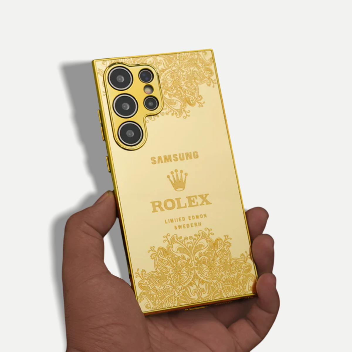 Luxe Camera Protective Gold Plated Case - Galaxy