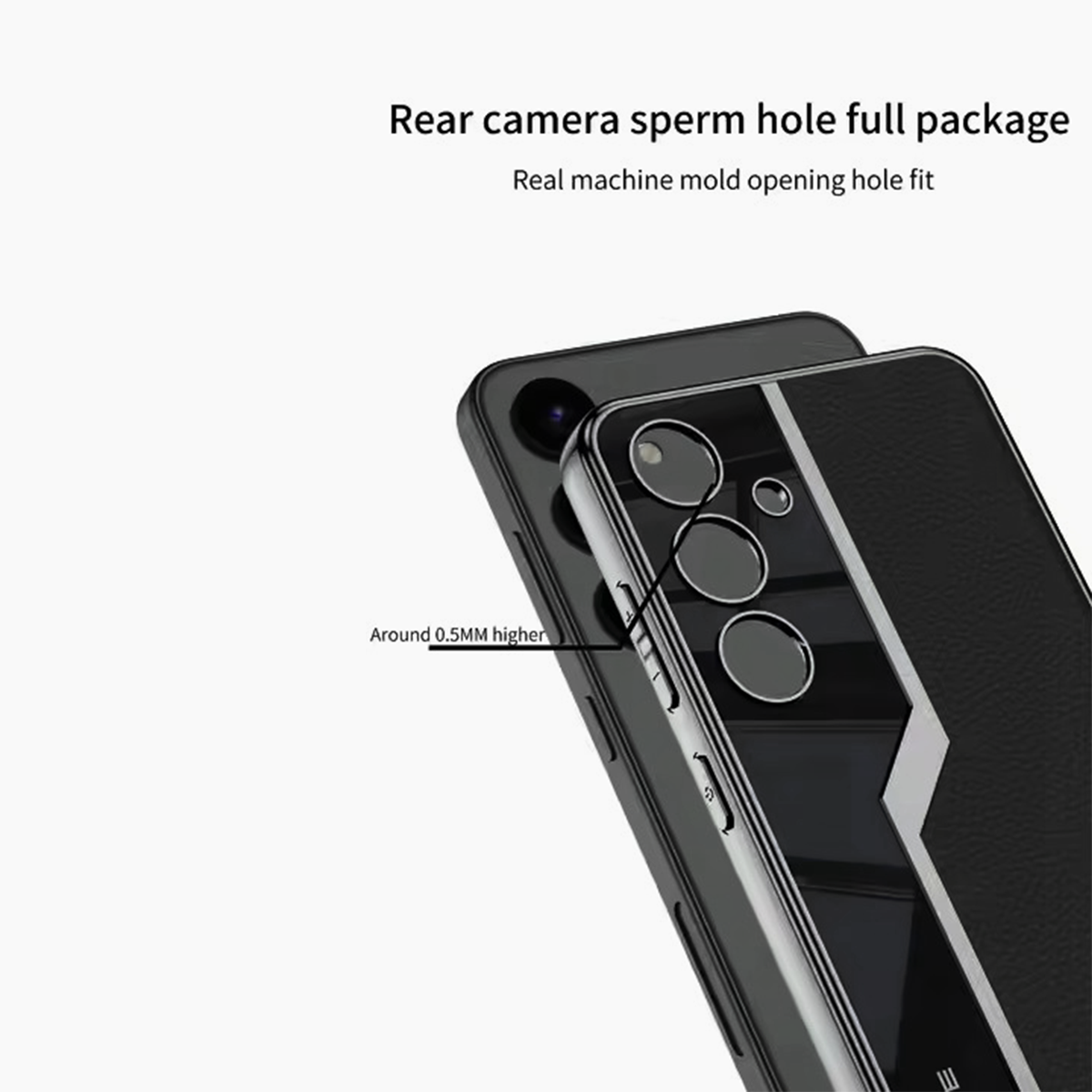 Soft Plating Leather Case