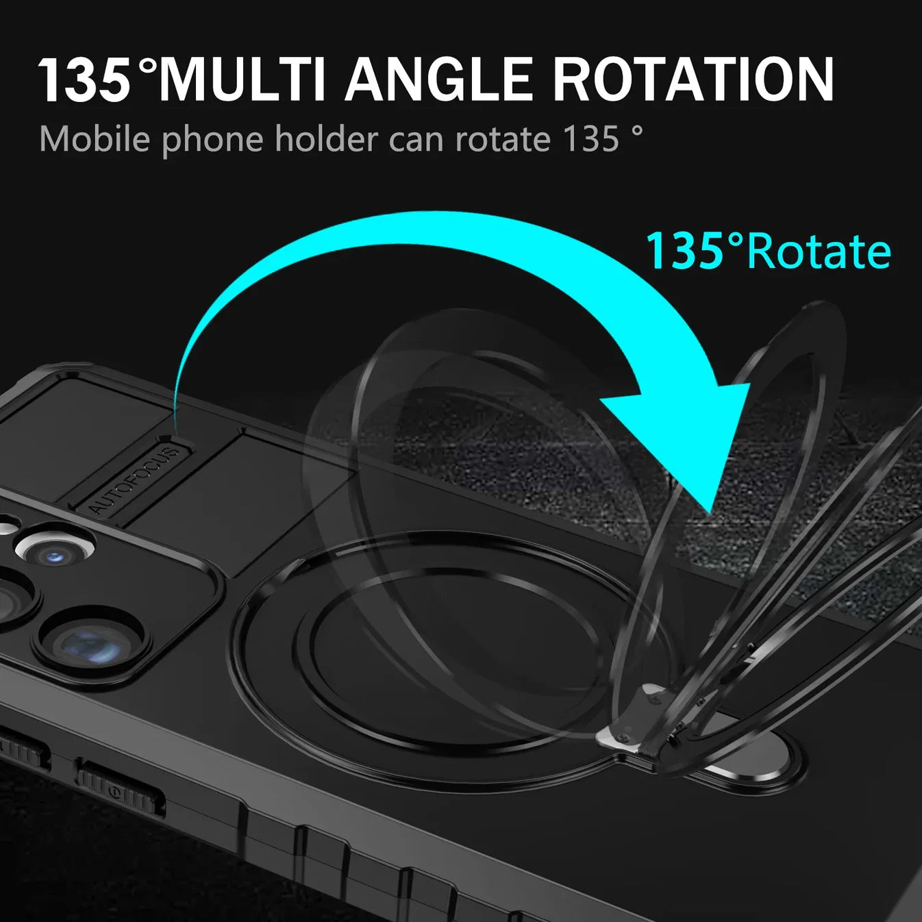 Magnetic Armor Bracket Case