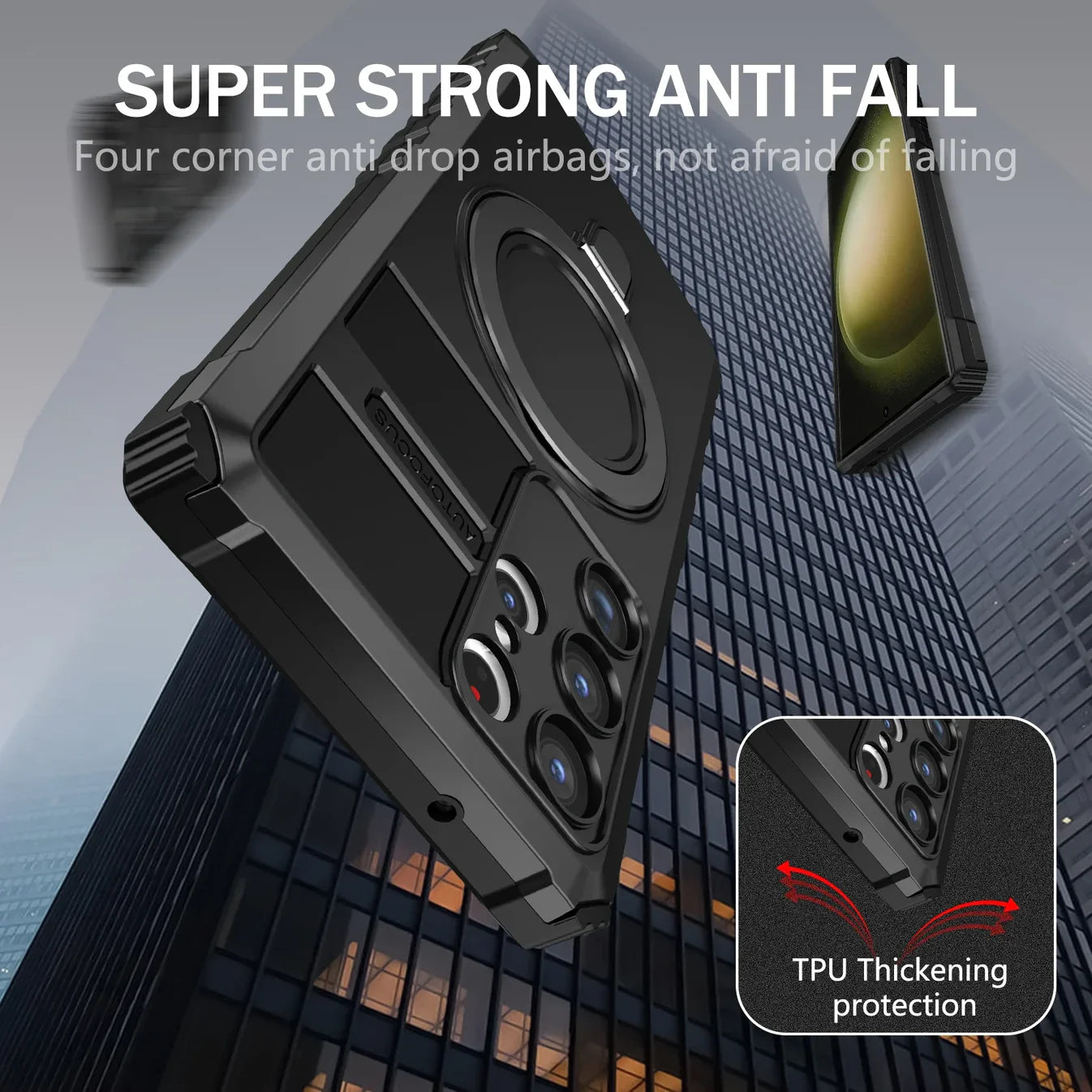 Magnetic Armor Bracket Case