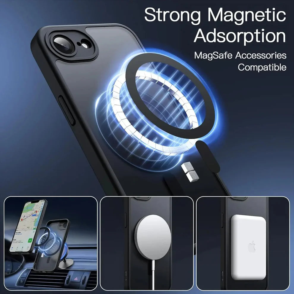 Shockproof Matte MagSafe Case