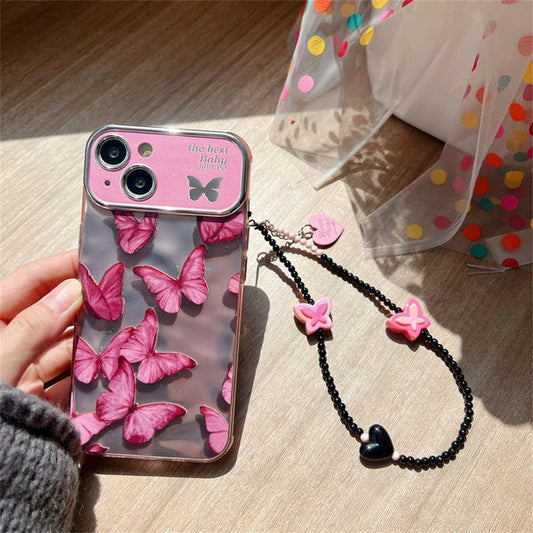 Butterfly Case with Bracelet - iPhone