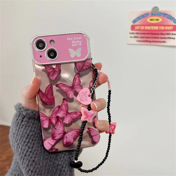 Butterfly Case with Bracelet - iPhone