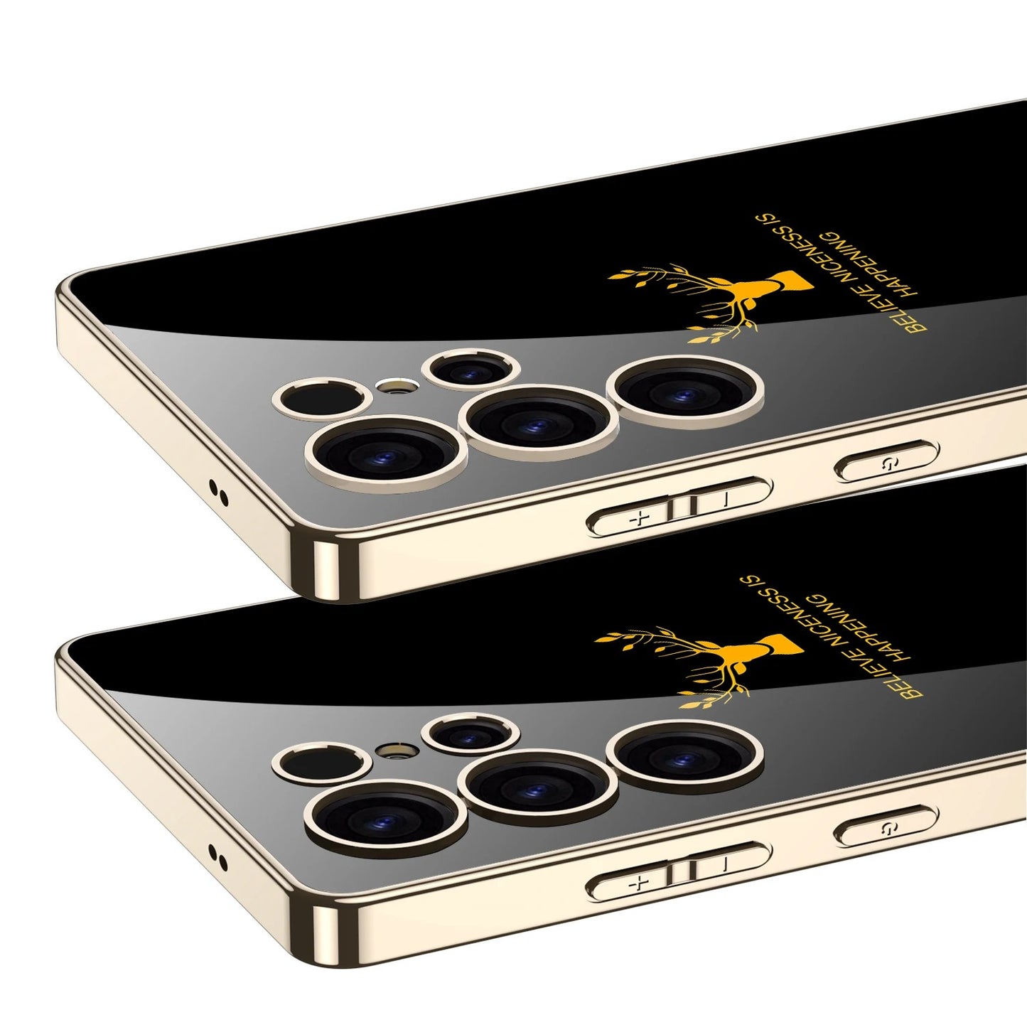 Inspirational Deer Protective Case-Black