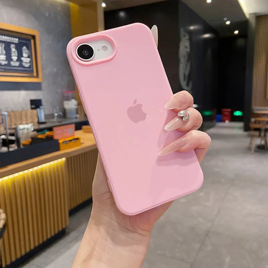 Cute Pink Silicone Logo Case