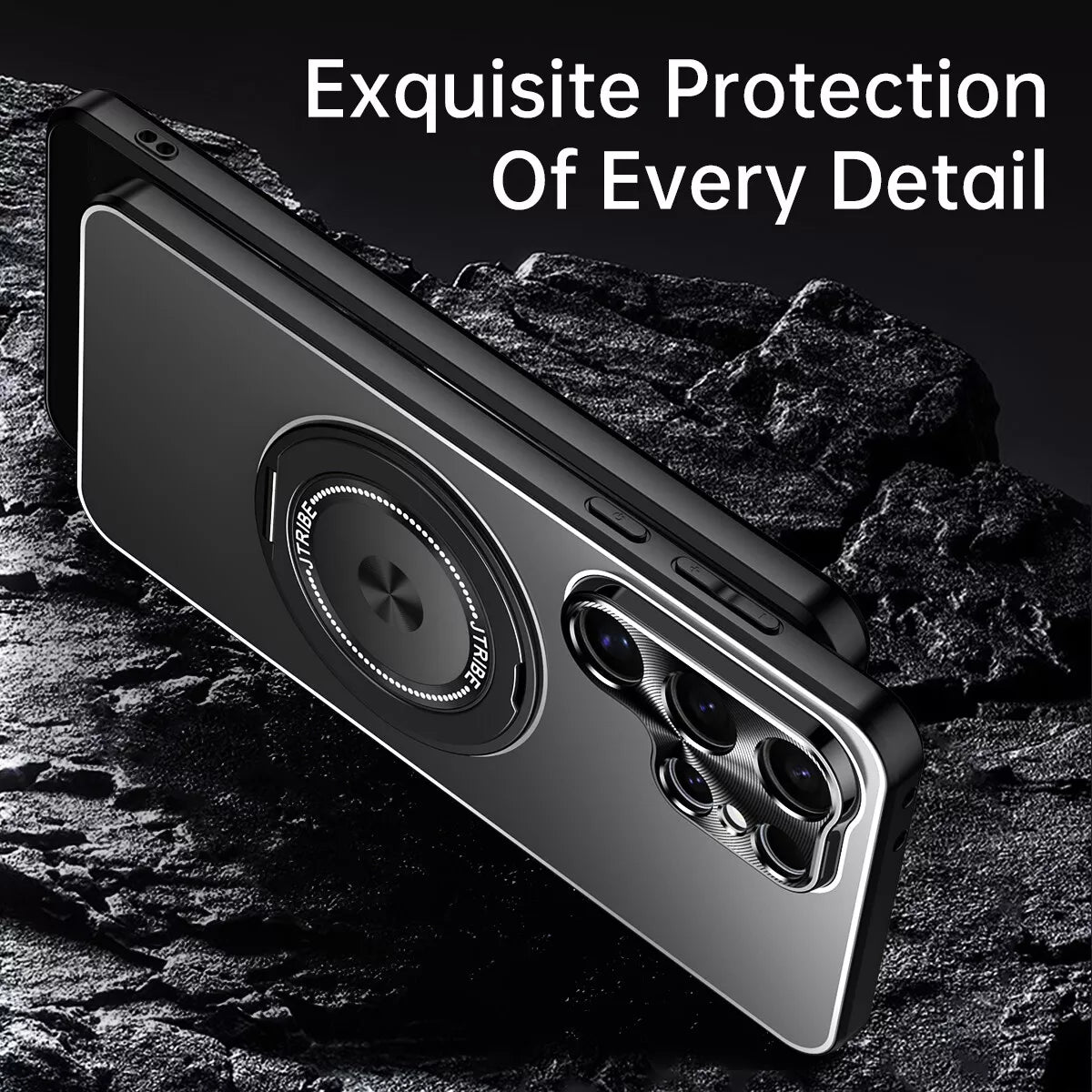 Magnetic Ring Stand Case - Galaxy