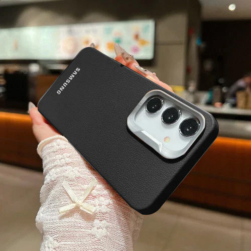 Luxe Block Leather Armor Case - Galaxy