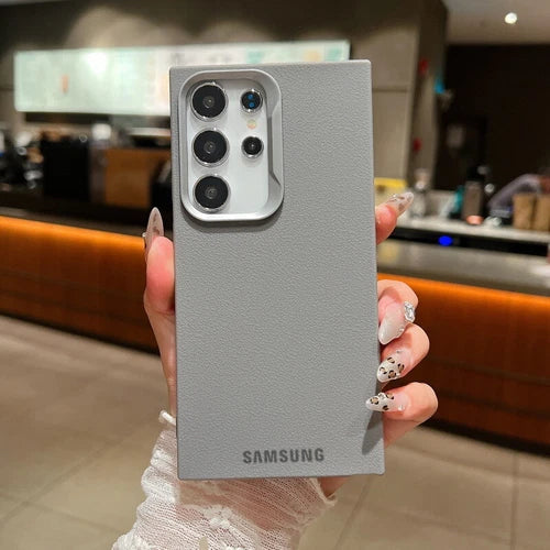 Luxe Block Leather Armor Case - Galaxy