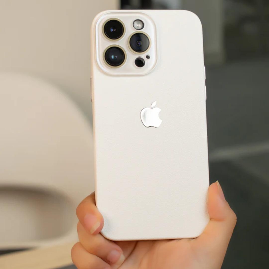 Clear Guard Lychee Logo Case – iPhone