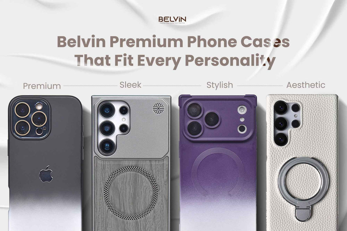 Belvin Premium Phone Cases: Sleek, Stylish, and Aesthetic designs for every personality.