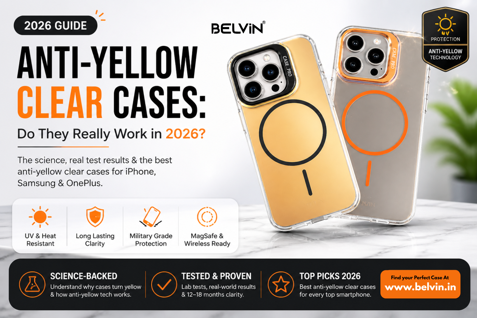 Anti-Yellow Clear Cases