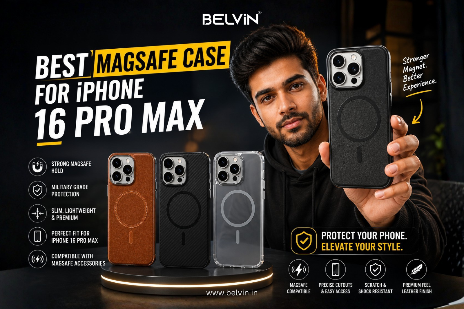 Best MagSafe Case for iPhone 16 Pro Max India