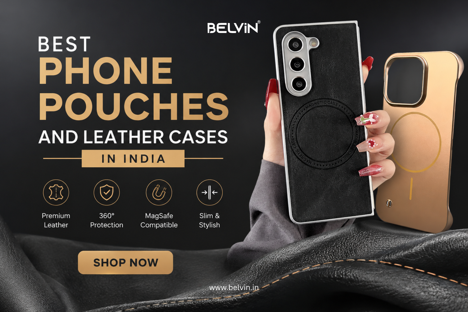 Best Phone Pouches and Leather Cases in India