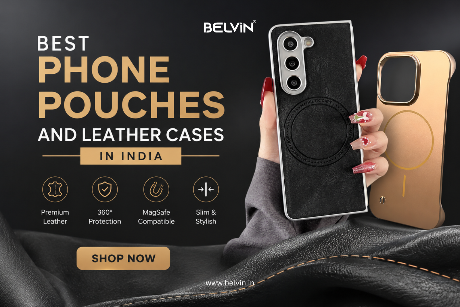Best Phone Pouches and Leather Cases in India