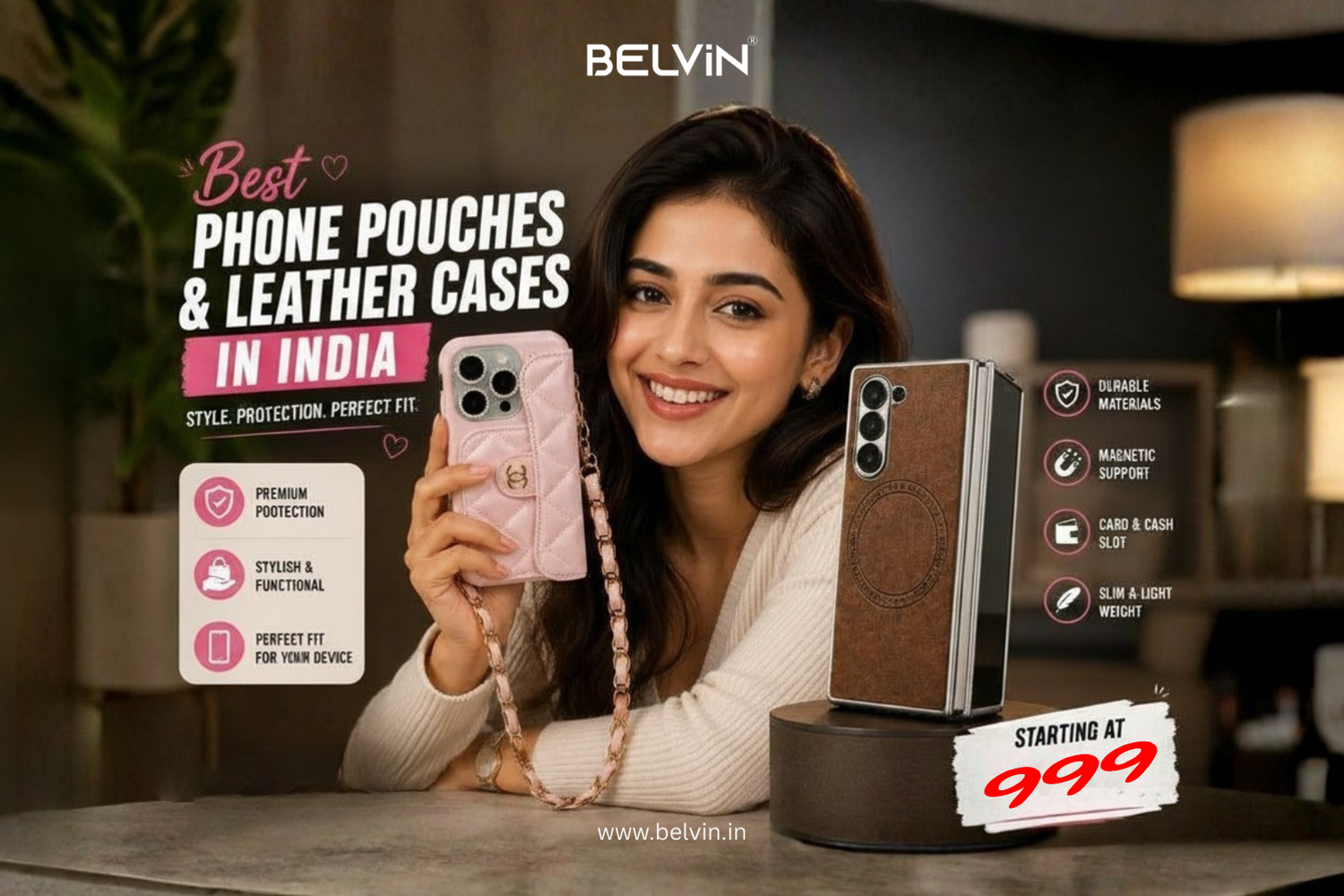 Best Phone Pouches and Leather Cases in India