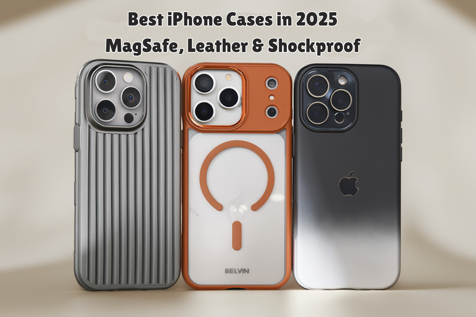 Best iPhone Cases in 2025 | MagSafe, Leather & Shockproof – Belvin