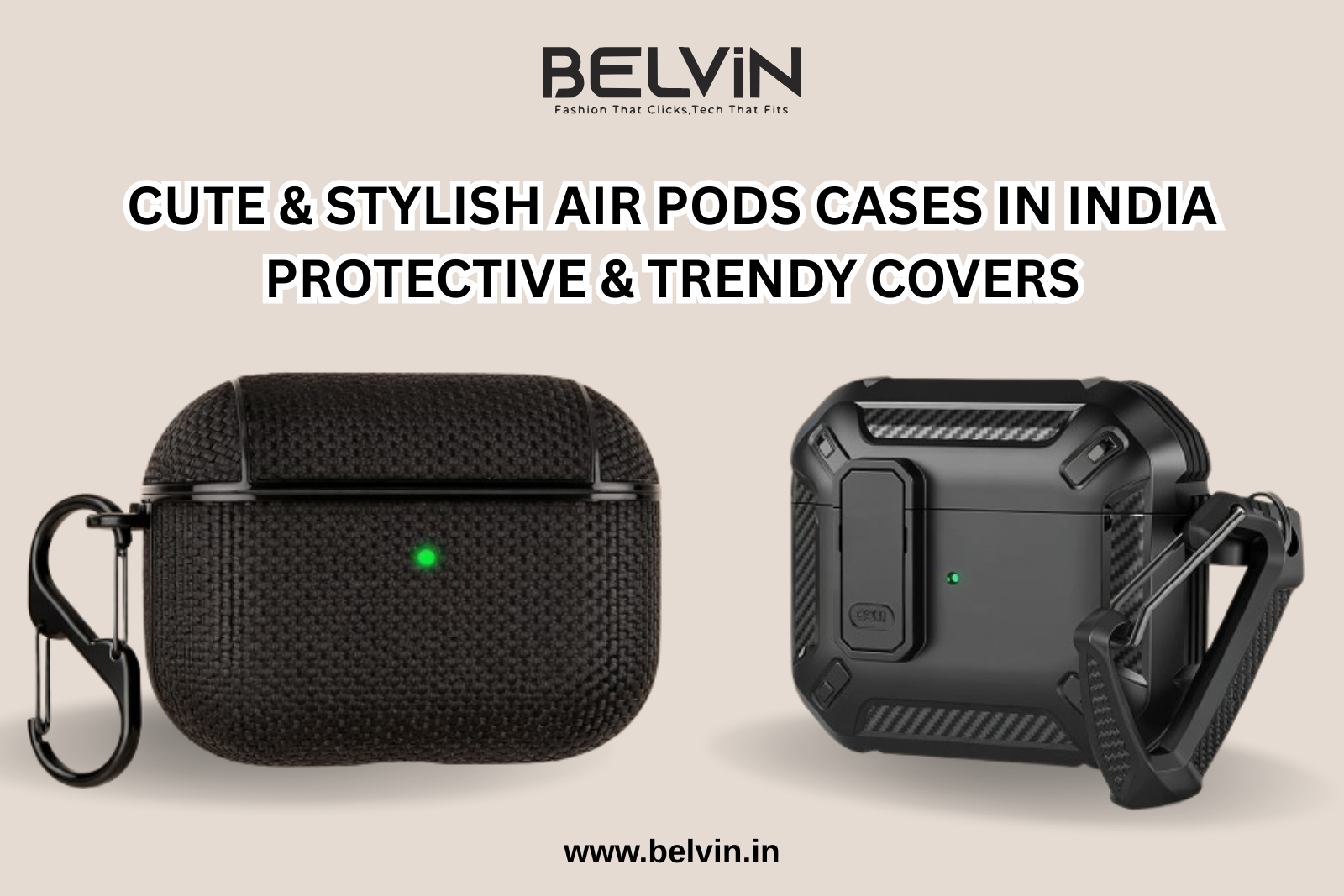 Cute and Stylish AirPods Cases in India - Protective Covers at Belvin