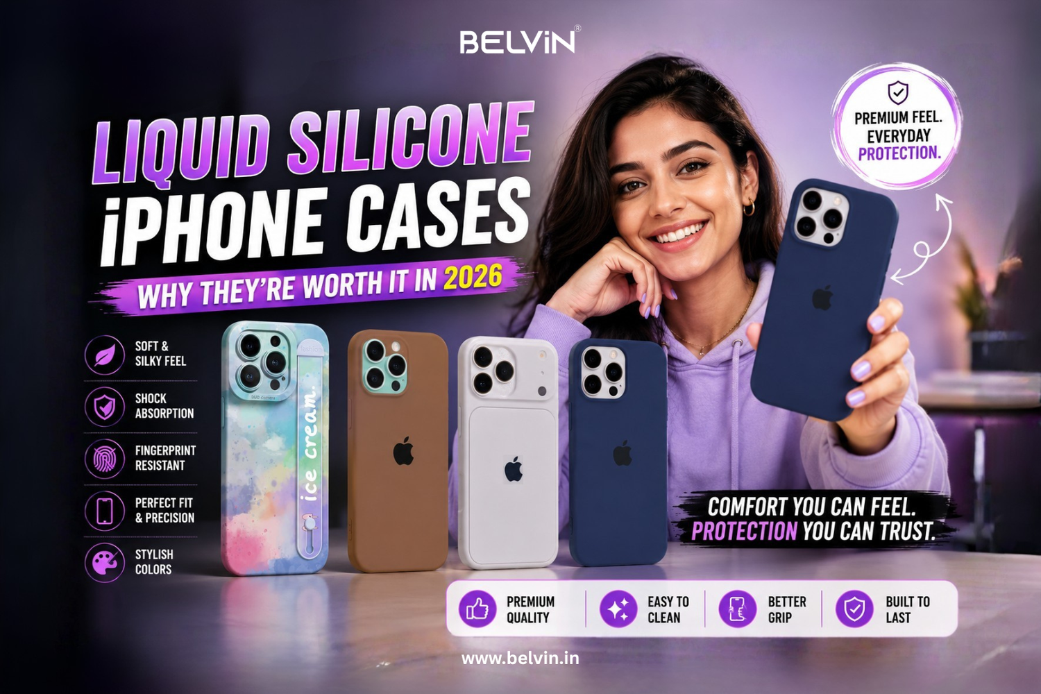 Liquid Silicone iPhone Cases