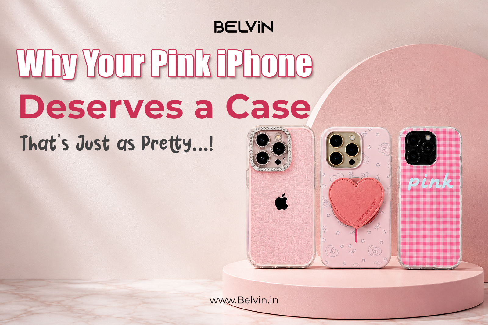 Best Pink iPhone Cases India 2026 | Cute & Stylish