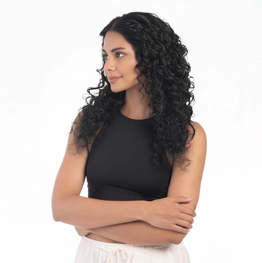 Single Piece 4 Clip Volumizer (Curly)