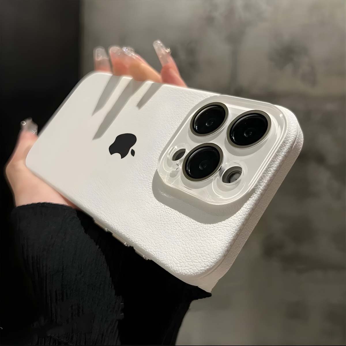 Clear Guard Lychee Logo Case – iPhone