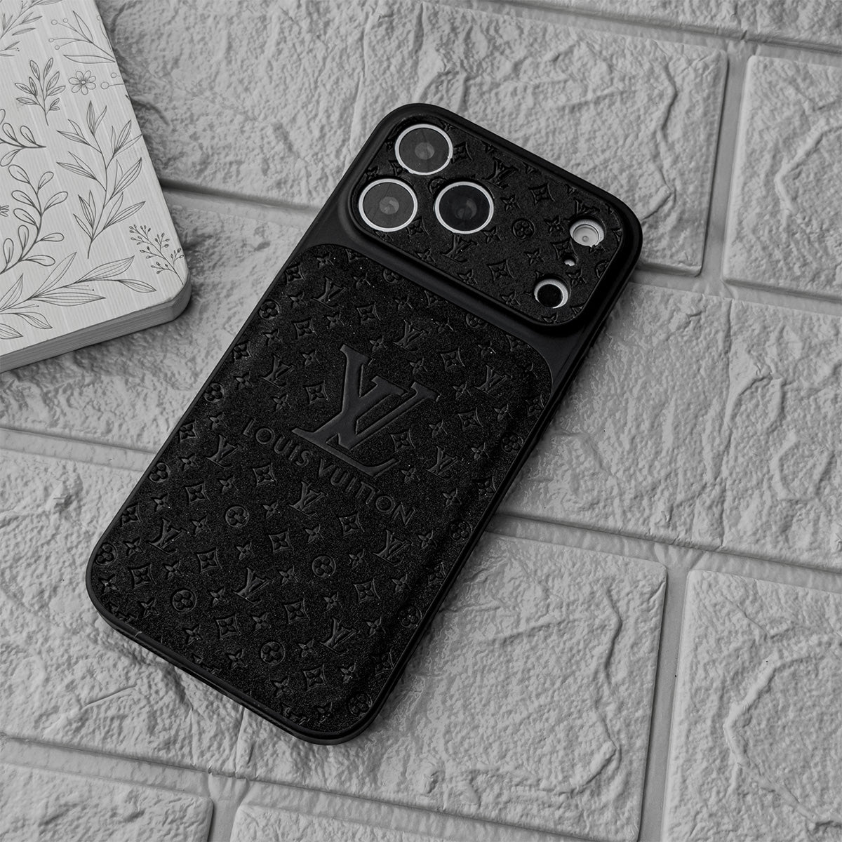 Luxury Monogram Leather Phone Cover