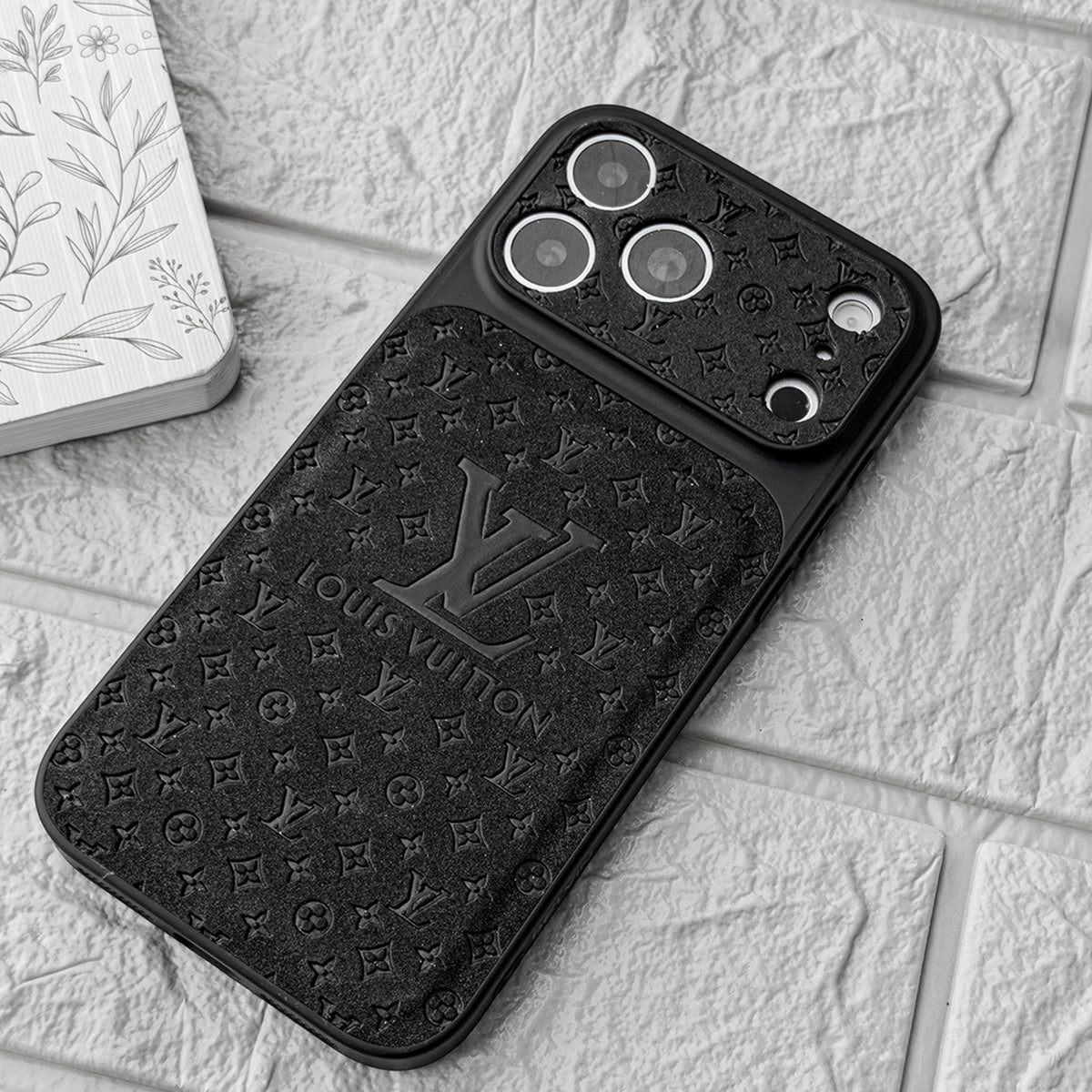 Luxury Monogram Leather Phone Cover