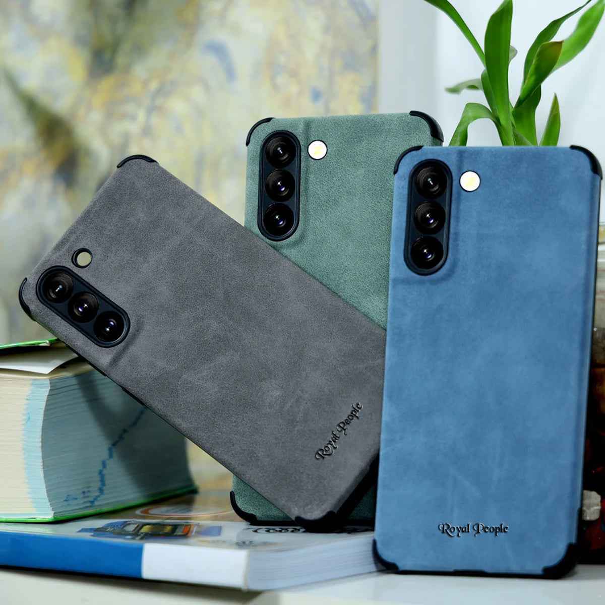 Galaxy S Series - Suede Texture Camera Protection Case