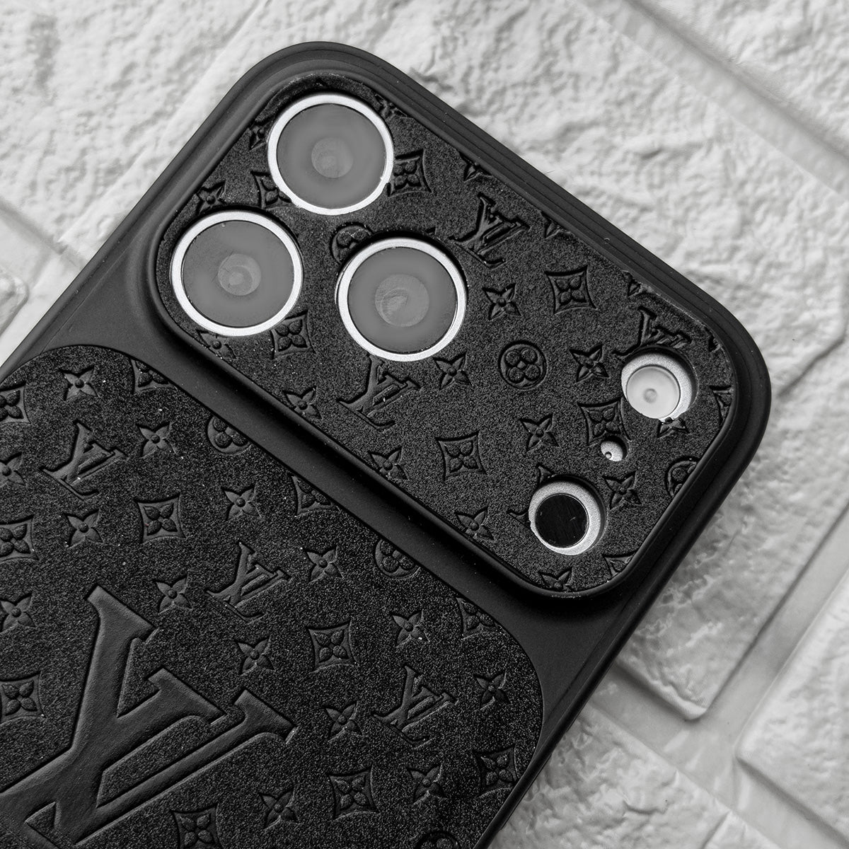 Luxury Monogram Leather Phone Cover