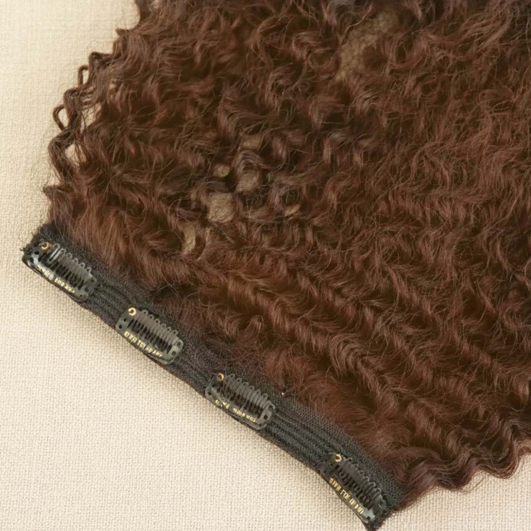 Single Piece 4 Clip Volumizer (Curly)