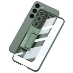 Anti-Yellowing Transparent Kickstand Protective Case