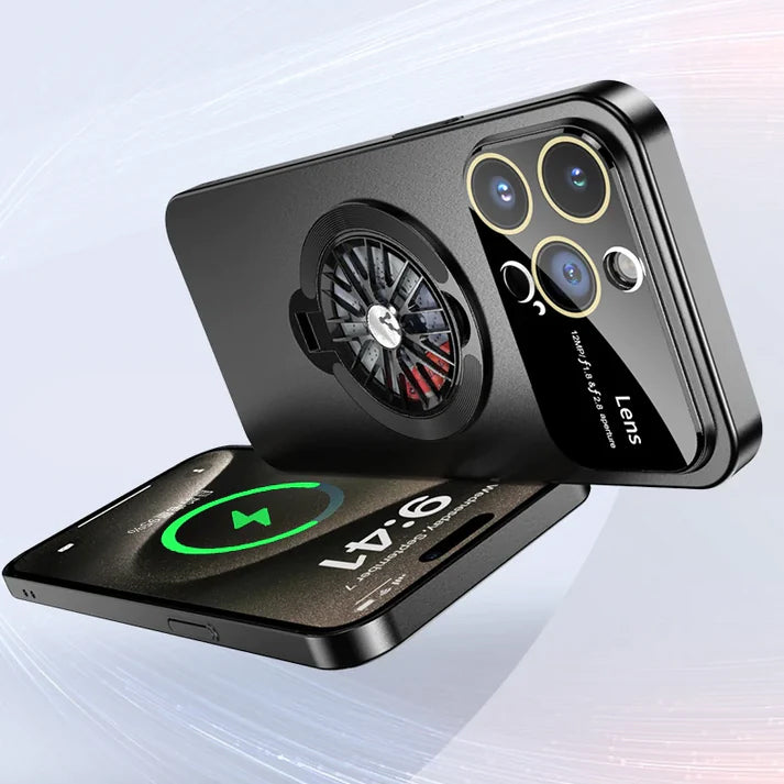 Spinning Wheel Hidden Holder Case - iPhone