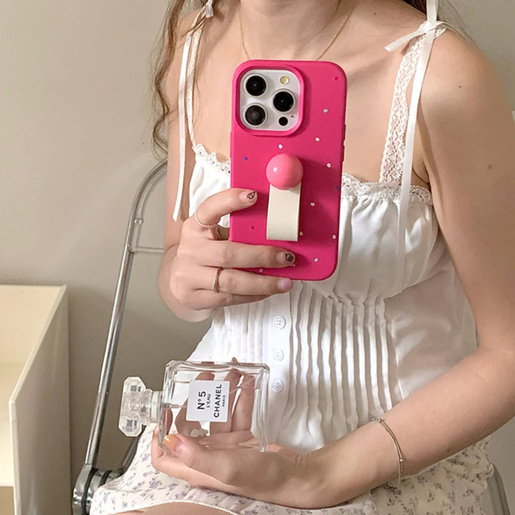 Pear Ring Bead Buckle Case