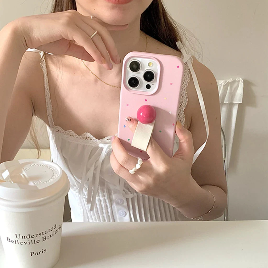 Pear Ring Bead Buckle Case