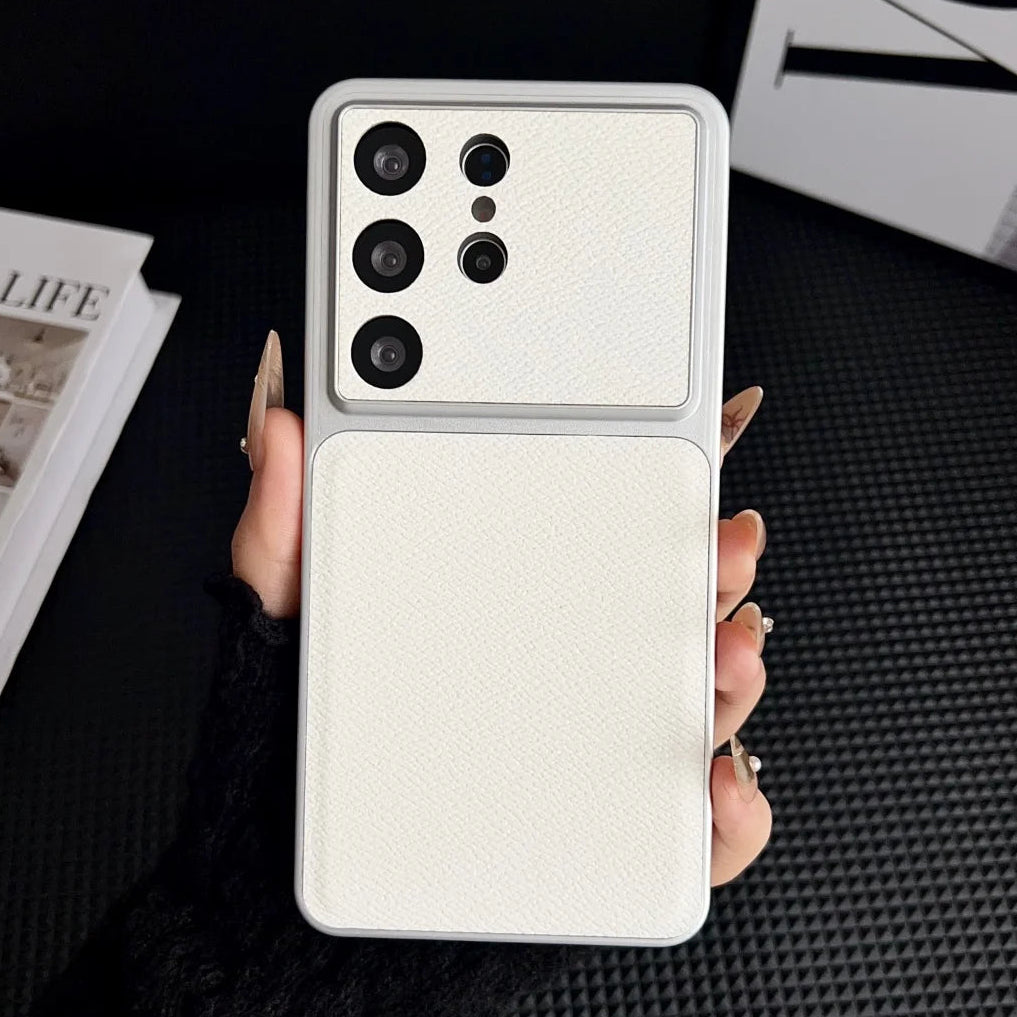 Premium Leather Texture Case - Samsung