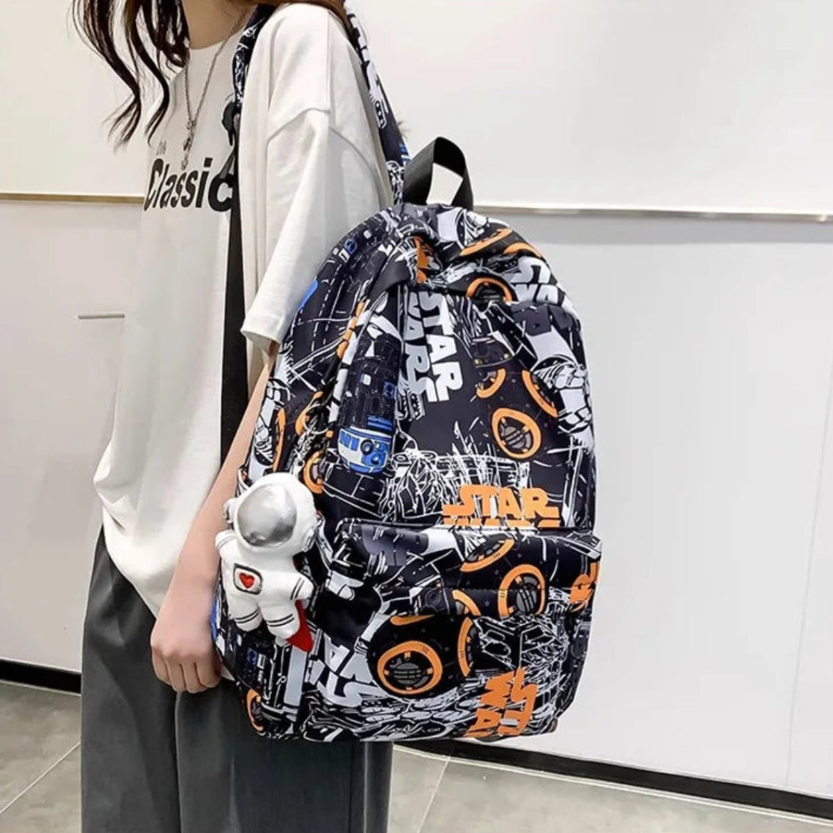 Space Droid Explorer Bag - Black