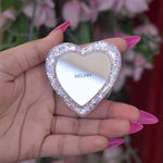 Mirror Heart Phone Grip Holder - Purple