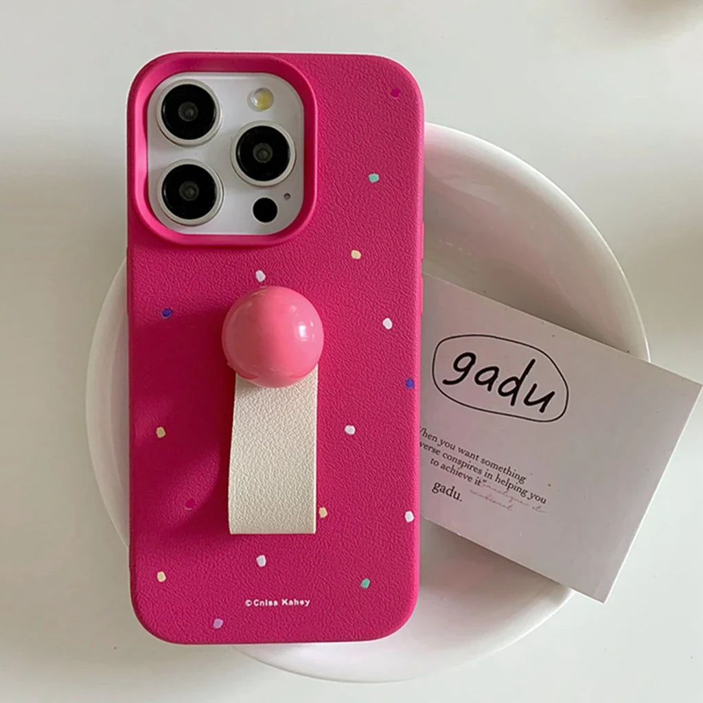 Pear Ring Bead Buckle Case