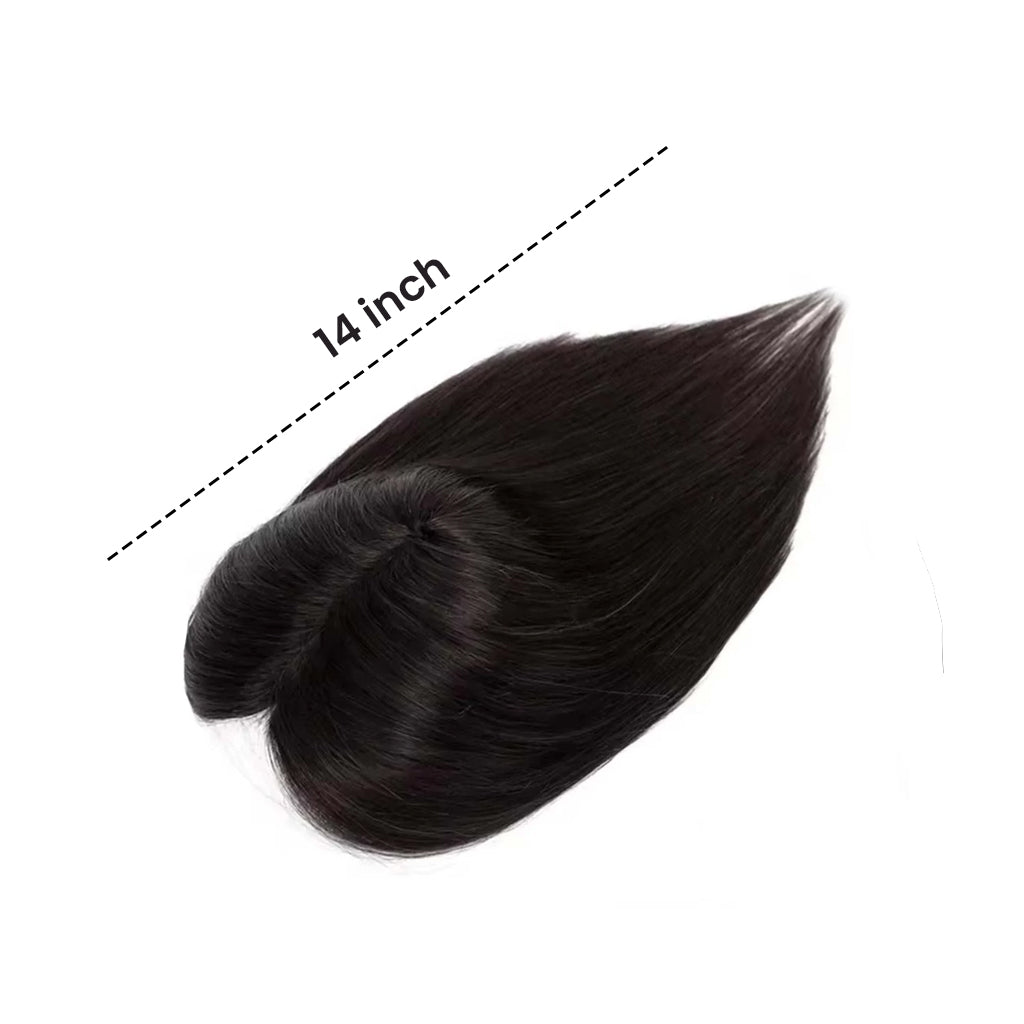 Invisible Human Hair Lace Topper - 14 Inch
