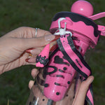 IcePop Summer Drink Bottle - Black Pink