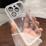 Transparent Lens Protection Case -iPhone
