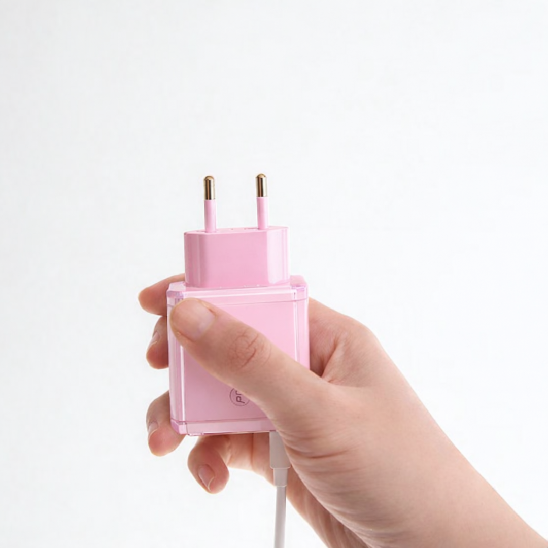 SnapVolt Mini 30W Charger Adapter - Pink